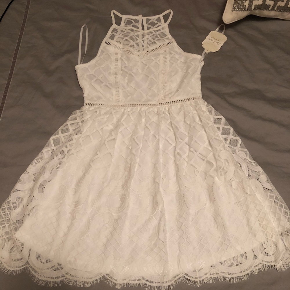 Cute lace white dress